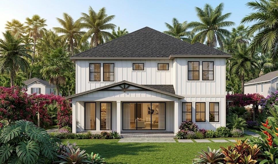This floor plan shows the second level of a residence with three bedrooms and an ADU — 420 OHIO STREET, WINTER PARK, FL