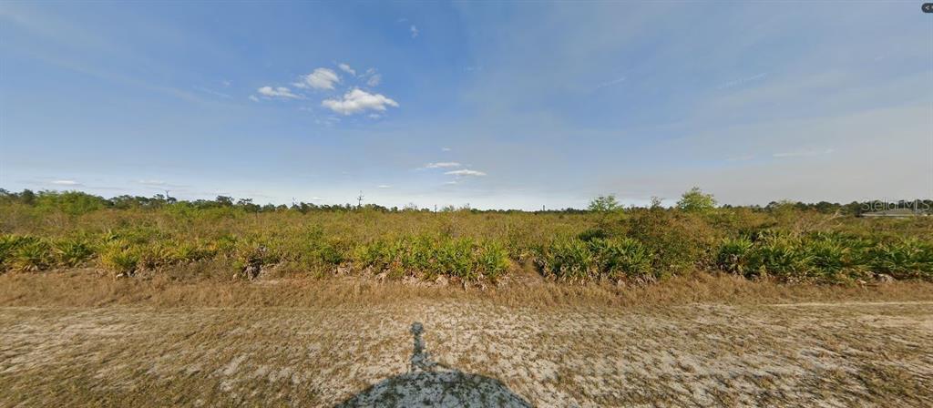 A wide, flat, undeveloped lot covered in low-lying brush and saw palmetto plants — ORLANDO DRIVE, INDIAN LAKE ESTATES, FL