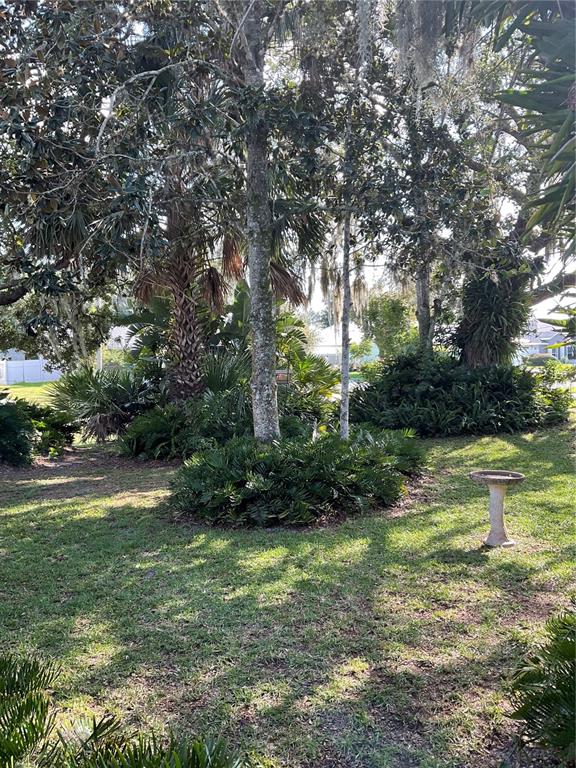 A single-story house with a grey exterior and a landscaped front yard with trees — 88 FREEPORT LANE, PALM COAST, FL