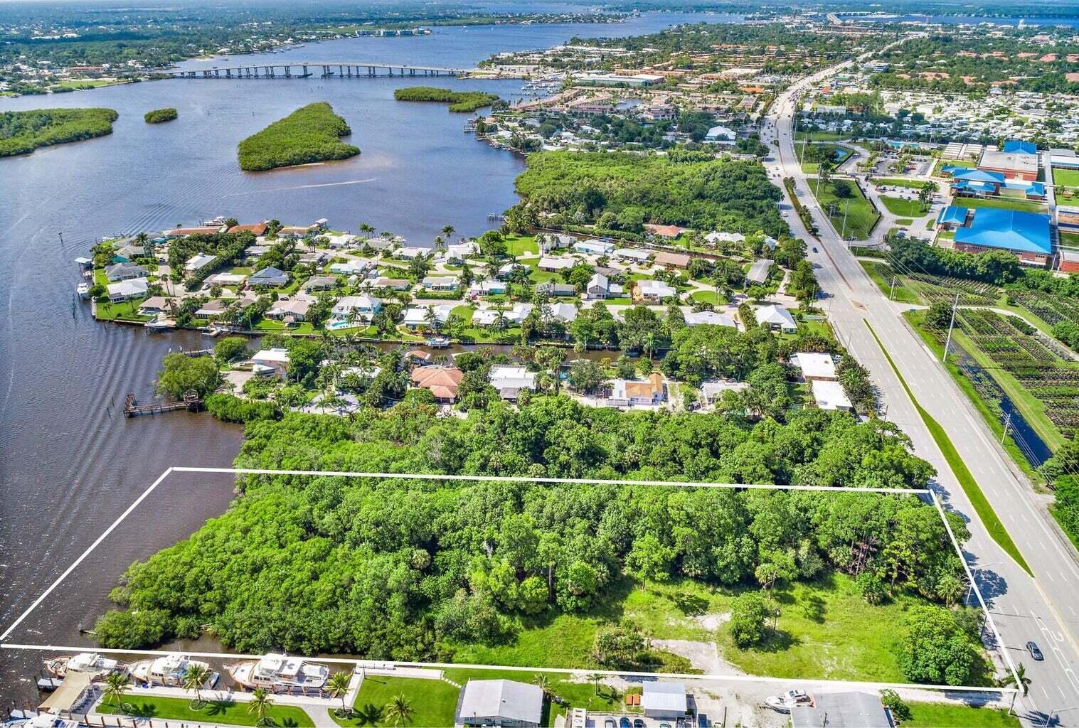 Kanner - side view of lot looking east — 0 S Kanner Highway, Stuart FL 34994, STUART, FL