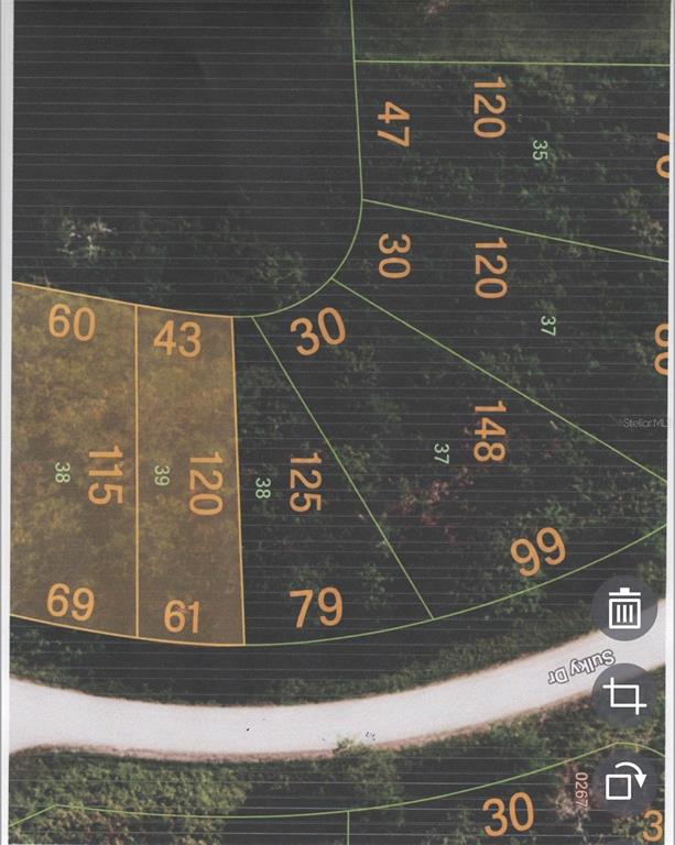 This is a plat map showing the layout of several residential lots along a road — 13636 SULKY DRIVE, PUNTA GORDA, FL