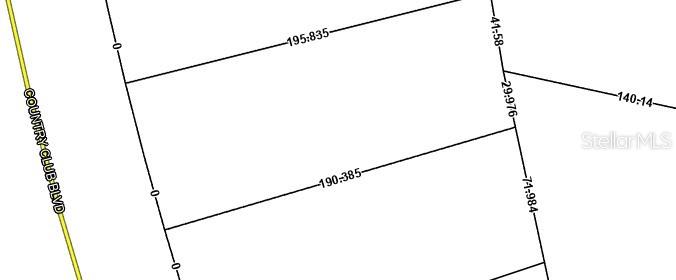 This image is a property survey map showing lot dimensions and boundaries — Lot 30 Unit 2 Blk 218 COUNTRY CLUB BOULEVARD, CHIPLEY, FL