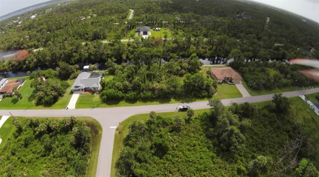 This is a map showing the location of a property with a red pin marker — 395 RAMBLEWOOD STREET, PORT CHARLOTTE, FL