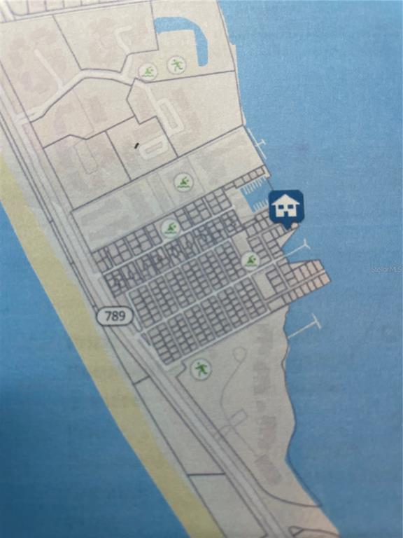 This is a map showing a residential community located along a coastline and Highway 789 — 3710 GULF OF MEXICO DRIVE UNIT G12, LONGBOAT KEY, FL