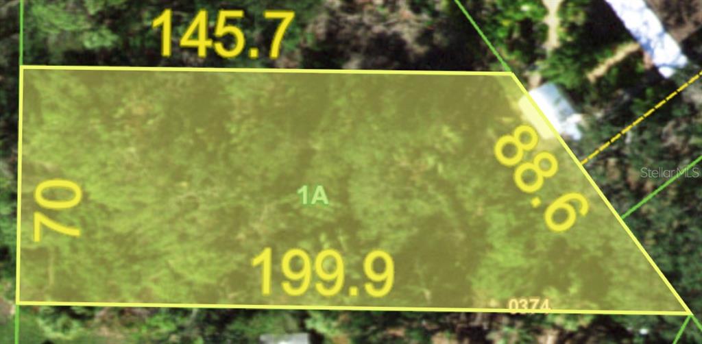 This is a map showing the property boundaries and dimensions of a plot of land — 919 PHYLLIS TERRACE, PORT CHARLOTTE, FL