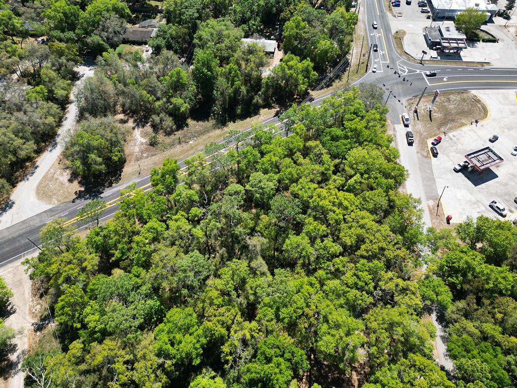 This is a map and aerial view showing land parcels near Niles Street and Sorrento Avenue — NILES STREET, MOUNT PLYMOUTH, FL