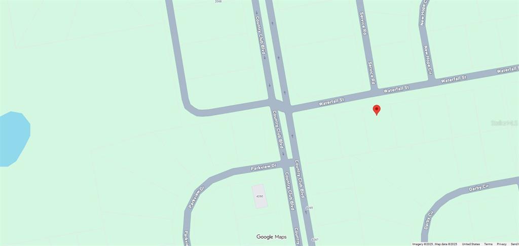 This is a map showing the street layout and location of a property — Lot 3 Unit 2 Blk 210 WATERFALL STREET, CHIPLEY, FL