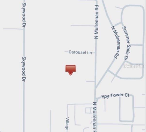 This is a map showing the location of a property near N Mulrennan Rd — 224 OLD MULRENNAN ROAD, VALRICO, FL