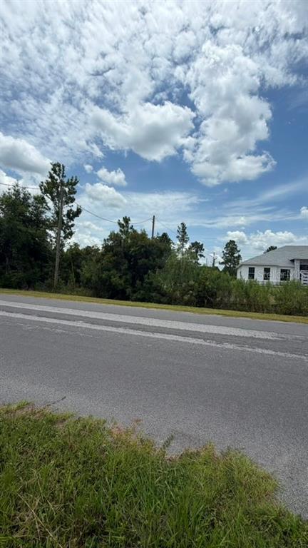 A paved road runs in front of a grassy lot with trees and a house — 0 NETTLETON STREET, ORLANDO, FL