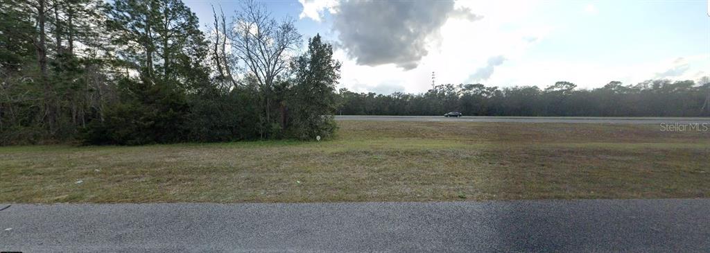 A vacant grassy lot sits adjacent to a road with trees in the background — 407 DILL ROAD, ORLANDO, FL