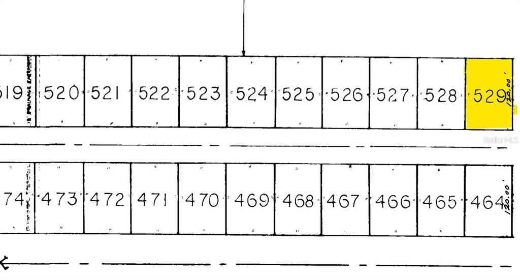This is a plat map showing a grid of numbered land lots — 66 FAIRWAY ROAD, ROTONDA WEST, FL