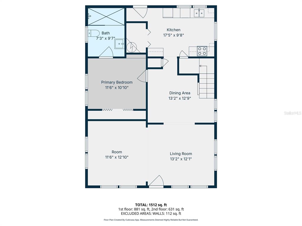 This is a floor plan showing the layout of a home with multiple rooms — 917 E 26TH AVENUE, TAMPA, FL