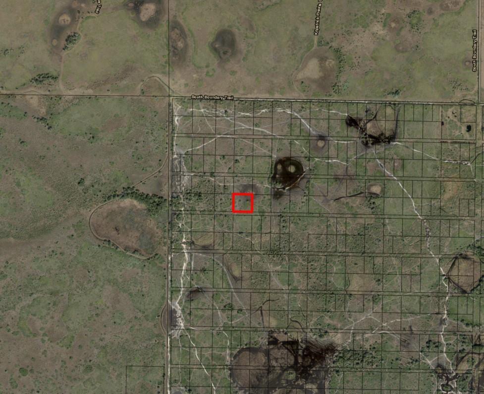 This is a satellite map view of a rural plot of land with a red box — 0 NW 316th Street, Okeechobee FL 34972, OKEECHOBEE, FL