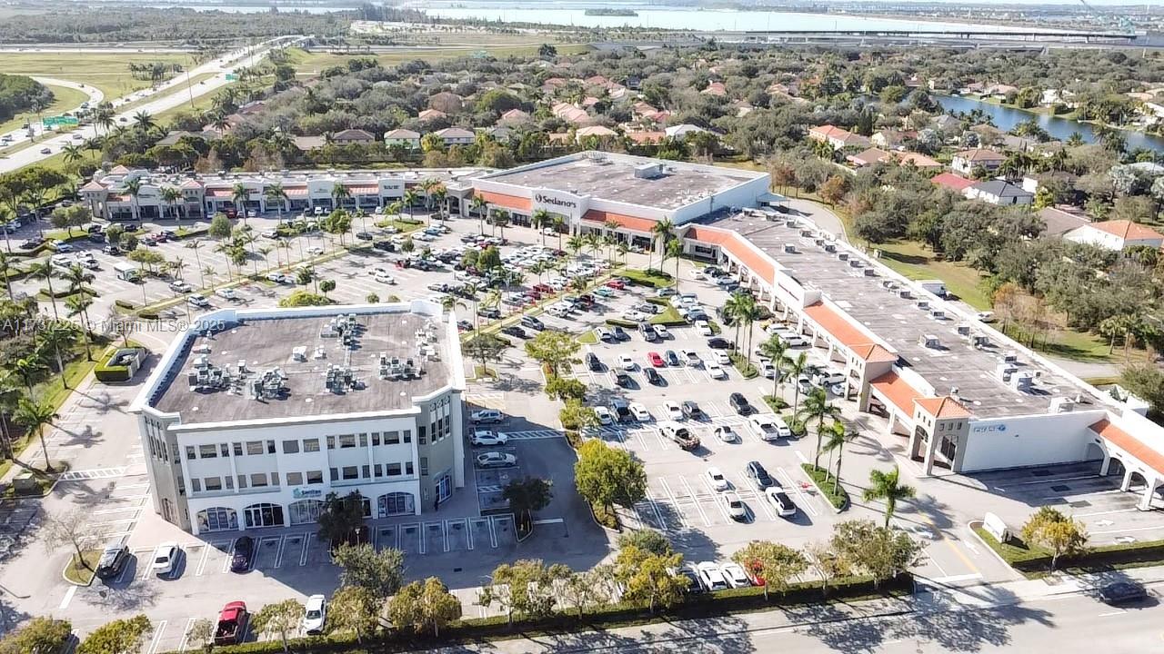 Aerial view of the neighborhood near the Plaza — HIALEAH, FL