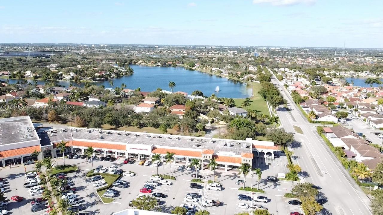 Aerial view of the neighborhood near the Plaza — HIALEAH, FL