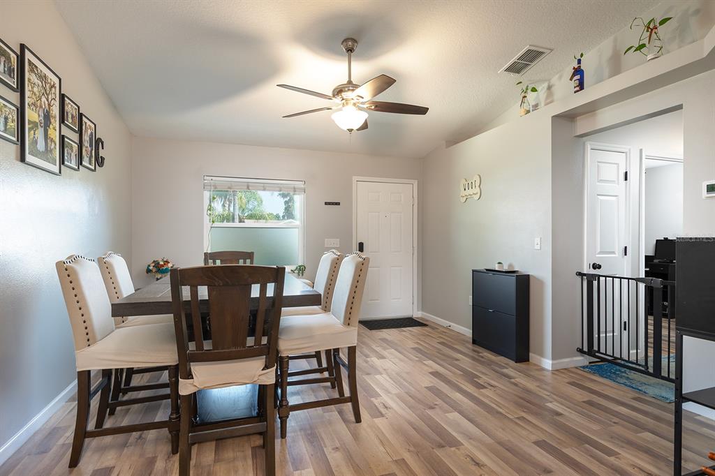This is a floor plan of a house showing the layout of bedrooms, bathrooms, and living areas — 12146 VIRGINIA DRIVE, LEESBURG, FL