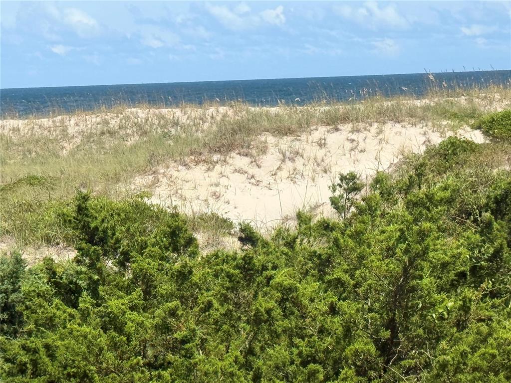 A view of sand dunes with beach grass and green shrubs overlooking the ocean — 5242 SEA CHASE DRIVE DRIVE UNIT 1, FERNANDINA BEACH, FL