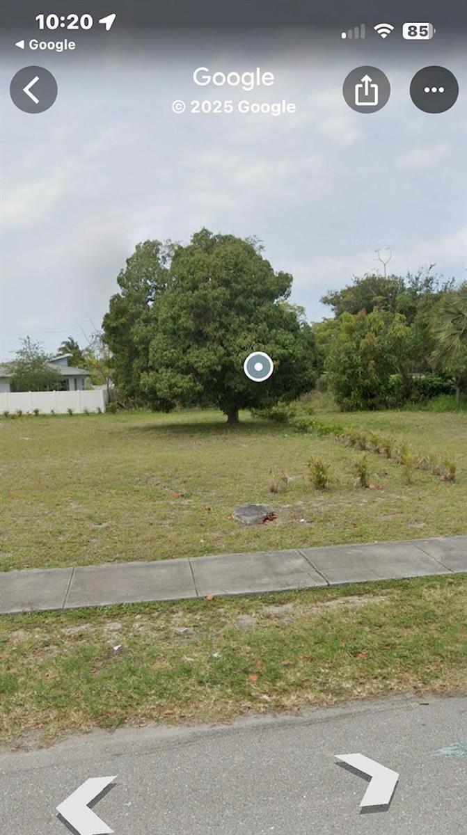 A large tree stands in the center of a grassy, vacant residential lot — 132 & 134 NW 6th Avenue, Delray Beach FL 33444, DELRAY BEACH, FL