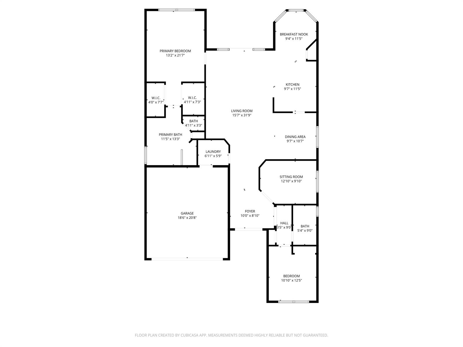 This is a floor plan of a house with a garage, two bedrooms, and multiple living areas — 7196 Lorenzo Lane, Delray Beach FL 33446, DELRAY BEACH, FL