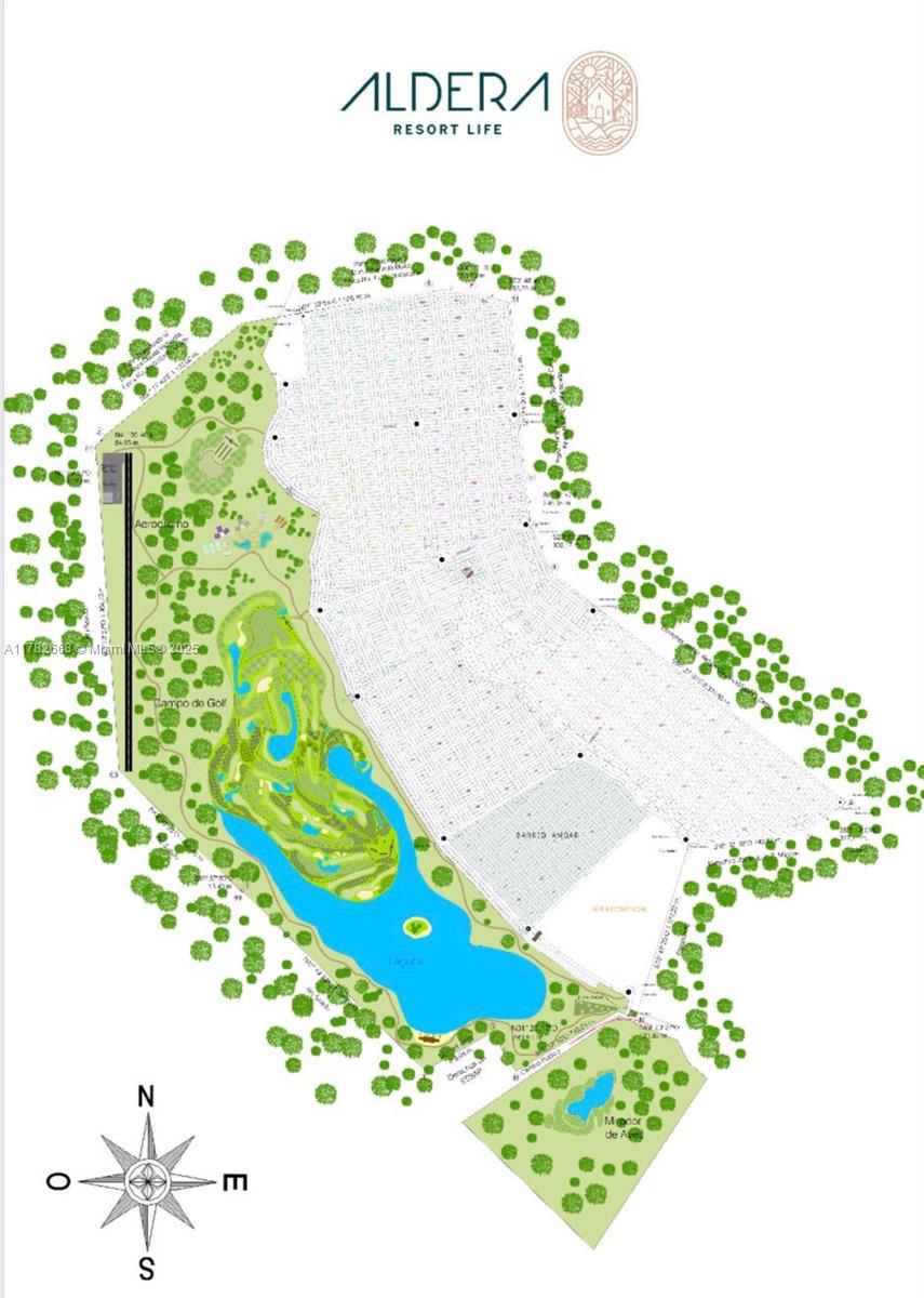 This is a site map rendering of the Aldera Resort Life development featuring a golf course — 0 Ruta Luque–San Bernardino, fl, fl