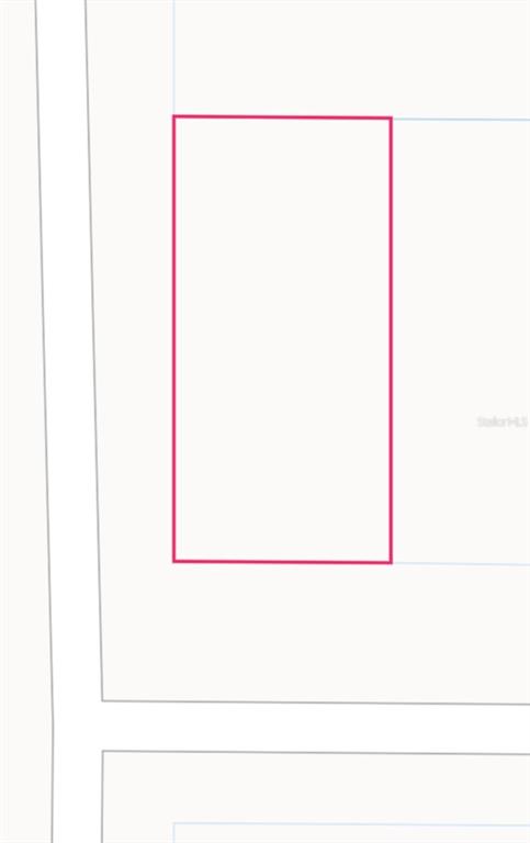 This is a map showing a rectangular property boundary highlighted in pink — 3040 W HASBROUCK ROAD, AVON PARK, FL