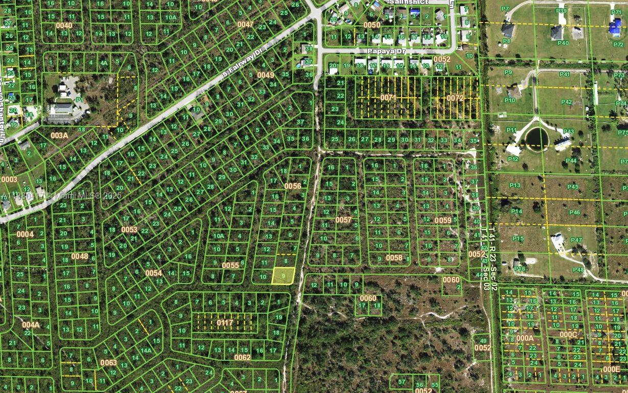 This is a map showing land parcels and property boundaries in a residential area — 829 Sunset Boulevard, Punta Gorda FL 33982, PUNTA GORDA, FL