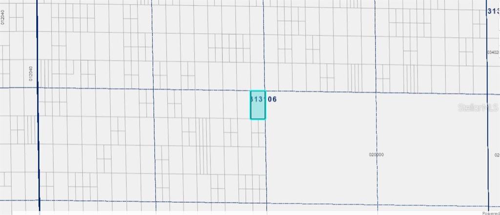 This is a map showing a highlighted parcel of land within a grid of lots — GRAPE HAMMOCK RD, LAKE WALES, FL