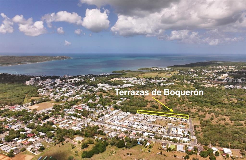 This is a general site plan for a residential development with numbered lots and streets — SR 100 k 13 h 2 URB TERRAZAS DE BOQUERON PR,CALLEJON LOS MARTINEZ UNIT B-2, BOQUERON, PR