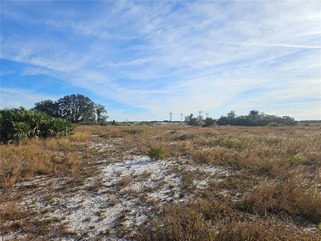 A wide, grassy field with patches of white sand under a blue, cloudy sky — 625 S REED ROAD, AVON PARK, FL