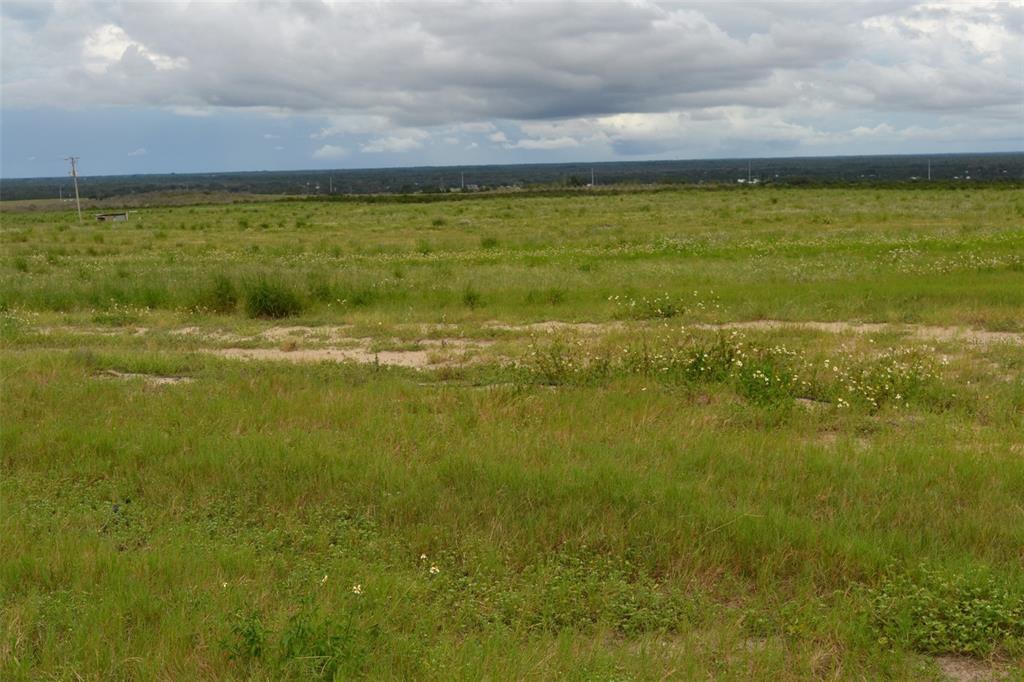 A wide, grassy, undeveloped field under a cloudy sky with a utility pole in distance — SCENIC HIGHWAY N, FROSTPROOF, FL