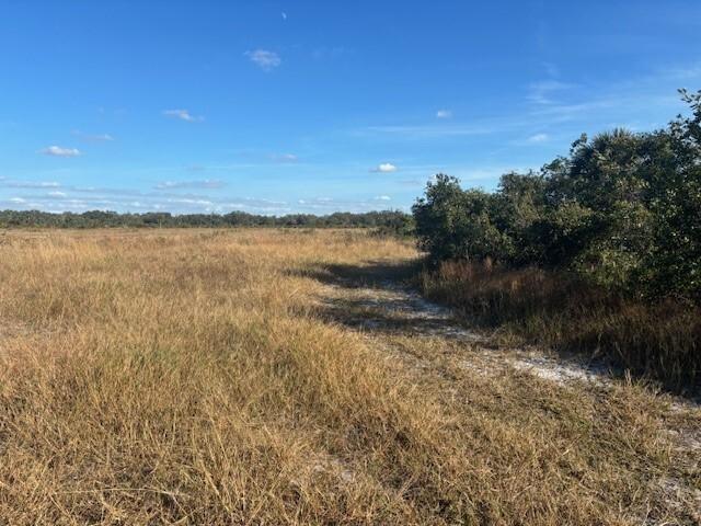 A wide, grassy field with a sandy path bordered by trees under a blue sky — 0 NW 296th, Okeechobee FL 34972, OKEECHOBEE, FL