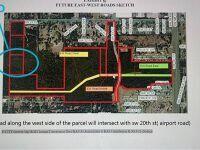 This map shows a sketch of proposed future east-west roads through a land parcel — Na SW 20 Street, Ocala FL 34474, OCALA, FL