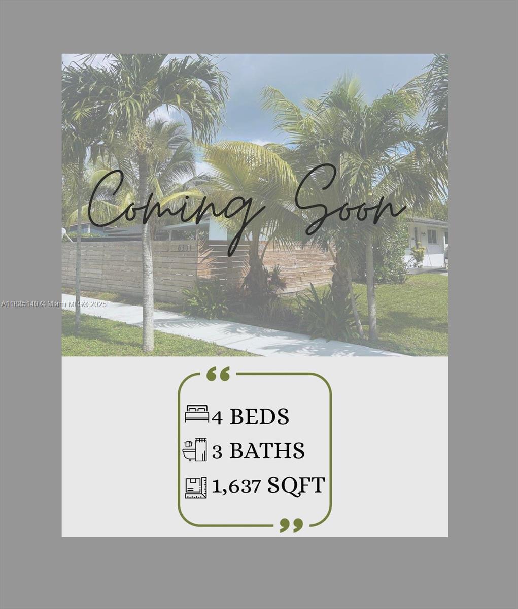 6301 Jefferson, Hollywood FL 33023
