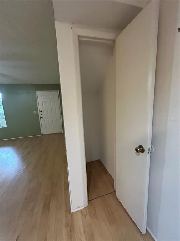 A living room features light wood flooring, green walls, a ceiling fan, and a fireplace — 380 LAKEPOINTE DRIVE UNIT 202, ALTAMONTE SPRINGS, FL