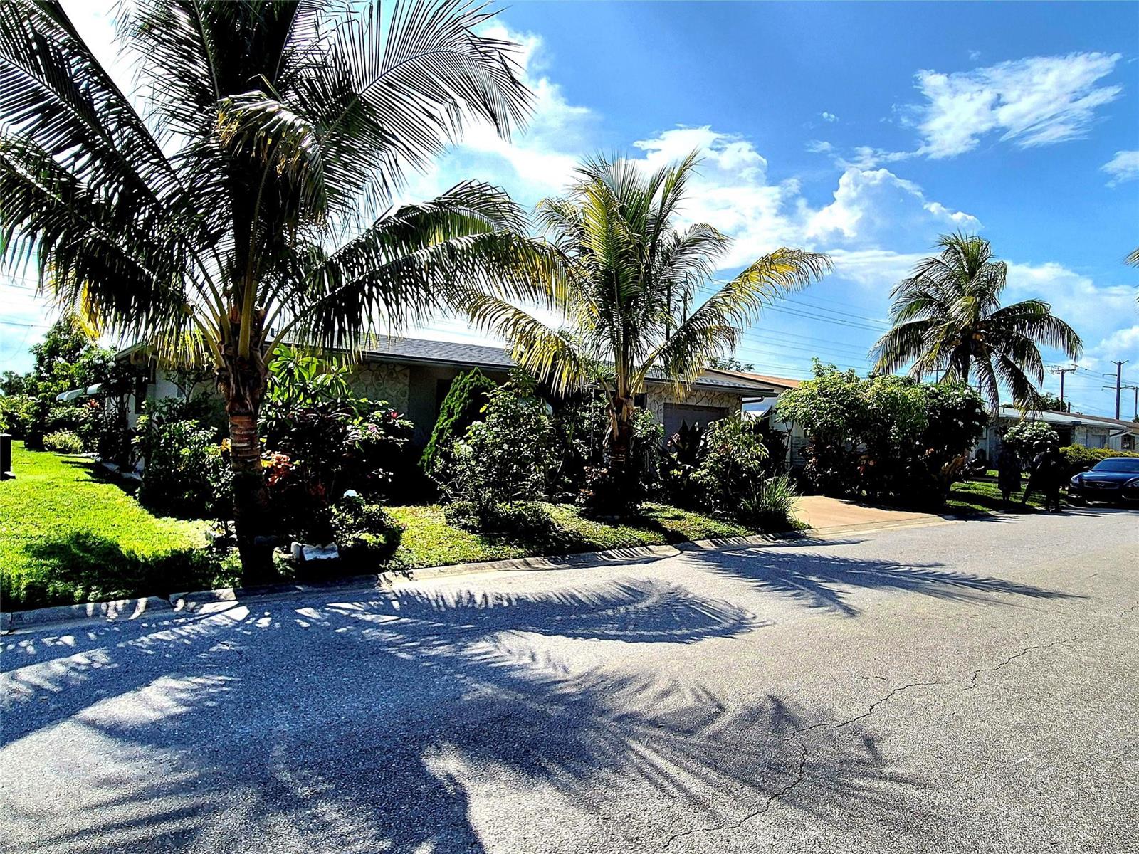 A single-story house with palm trees and a driveway sits along a residential street — 1390 NW 70th Lane, Margate FL 33063, MARGATE, FL