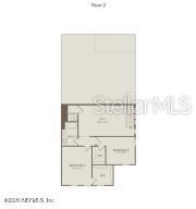This is a floor plan for the second level of a residential home — 351 FISHTAIL PLACE, PALM COAST, FL