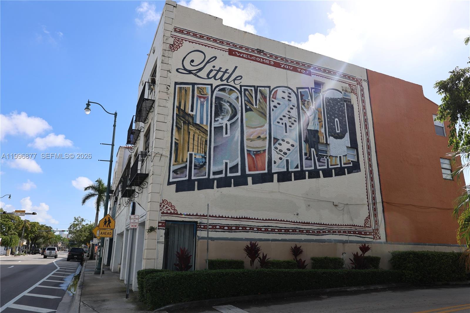 A large mural reading Little Havana is painted on the side of a multi-story building — 2606 SW 8th St, Miami FL 33135, MIAMI, FL