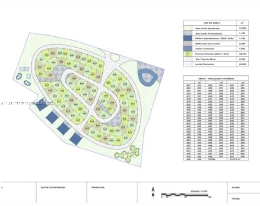 This is a site plan rendering showing a residential development with numerous individual housing plots — 11km Abreu Playa Grande, Dominican Republic, Ca, Ca