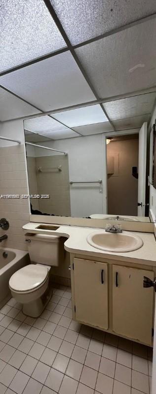 A bathroom features a vanity with a sink, a toilet, and a bathtub-shower combination — 18965 NW 62nd Ave # 202, Hialeah FL 33015, HIALEAH, FL
