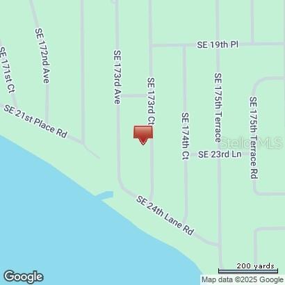 This is a map showing the location of a property near SE 173rd Court — SE 173RD COURT, SILVER SPRINGS, FL