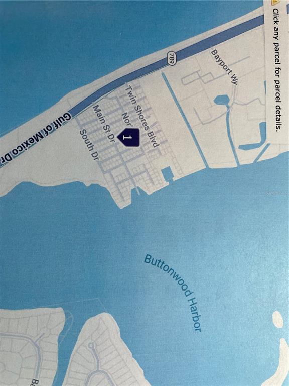 This is a map showing a residential area near the Gulf of Mexico and Buttonwood Harbor — 3710 GULF OF MEXICO DRIVE UNIT D11, LONGBOAT KEY, FL