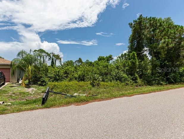 A vacant, overgrown lot sits next to a house with a fallen basketball hoop — 12414 DEEPWOODS AVENUE, PORT CHARLOTTE, FL