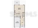 This is a floor plan of a single-story home with a garage and patio — 14856 LUCCA WAY, DADE CITY, FL