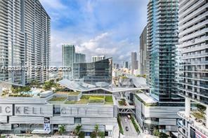 An elevated view of the Brickell City Centre complex surrounded by modern high-rise buildings — 45 SW 9th St # 1701, Miami FL 33130, MIAMI, FL