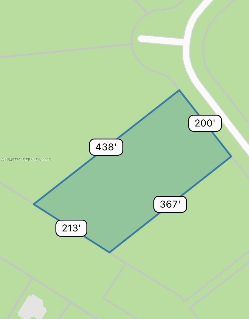 This is a map showing the property lines and dimensions of a rectangular land parcel — 32nd Cir / Marion Oaks Blvd, Ocala FL 34473, OCALA, FL