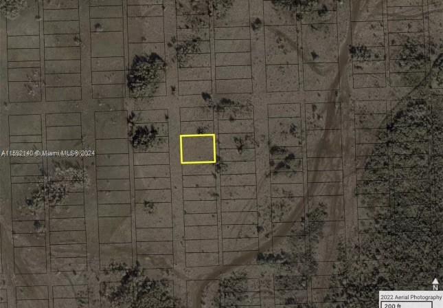 This is an aerial map showing a highlighted rectangular plot of land in a subdivision — 36xx SW 159th Court, Miami FL 33185, MIAMI, FL