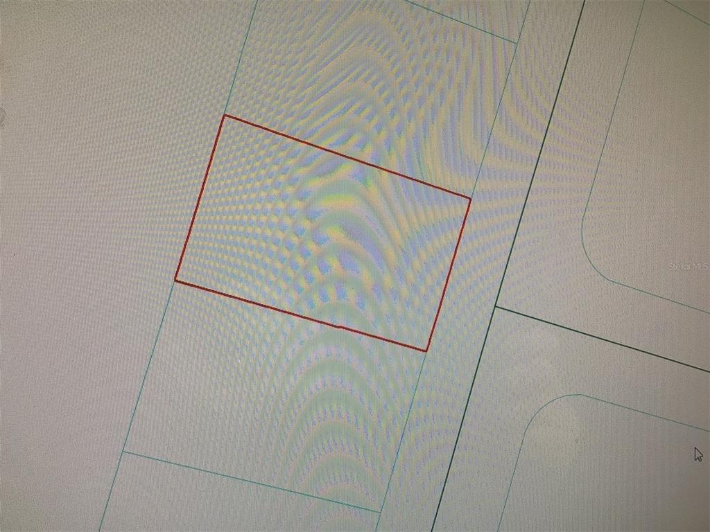 This is a map showing a rectangular property parcel highlighted in red — 0 SW 35 COURT ROAD, OCALA, FL