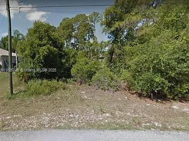A vacant, overgrown residential lot with trees and shrubs sits next to a house — MEROLLA MEROLLA, North Port FL 34291, NORTH PORT, FL