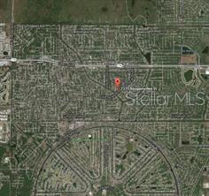 This is an aerial map view of a residential neighborhood with a red location pin — 7177 BOUGAINVILLEA STREET, ENGLEWOOD, FL