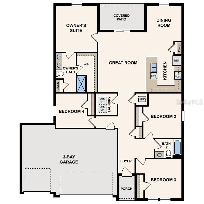 This interior finishes board displays paint colors, flooring, countertops, cabinetry, and fixtures for a home — 16082 OVERDALE COURT, PUNTA GORDA, FL